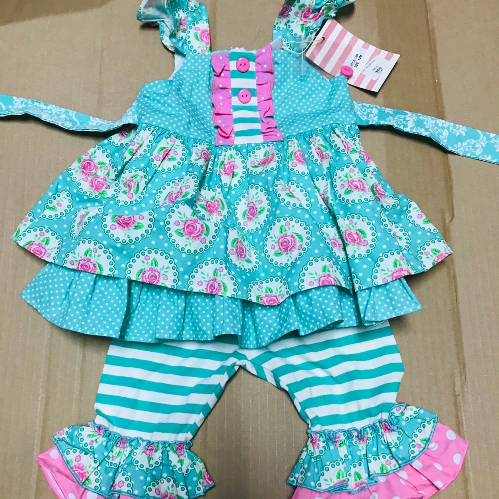 12 Month Baby Girl Boutique Outfit